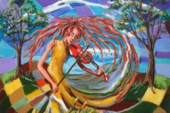 Musical Swirls.   (Sold)